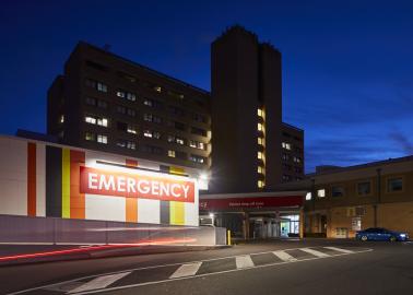 Canberra Hospital forecourt