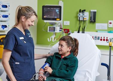 ED Nurse with patient