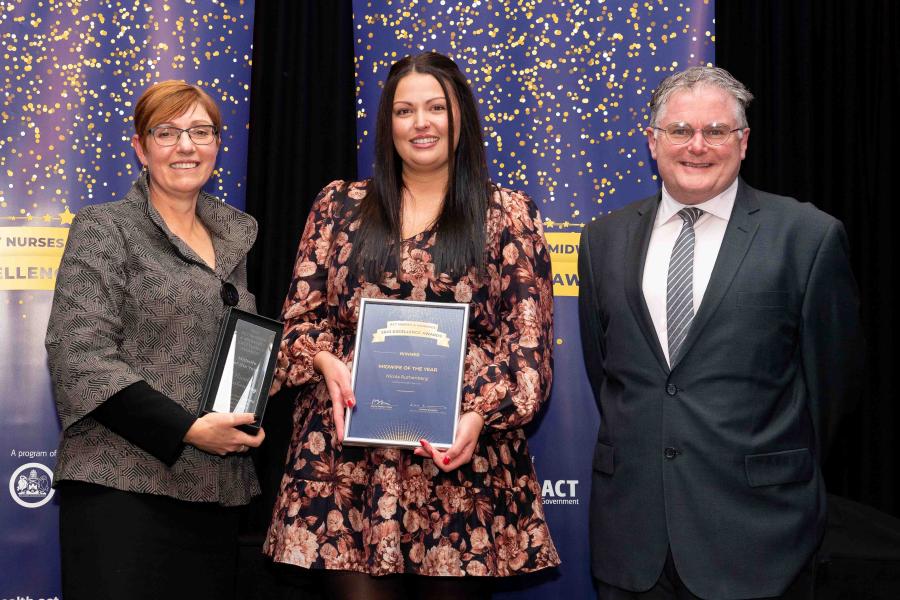 Photo of midwife of the year 2023 Nicola Ruthenberg